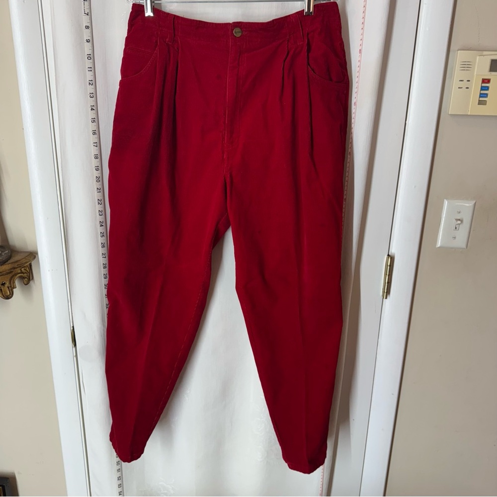 Vintage Women's Project Gitano Red Corduroy Pants